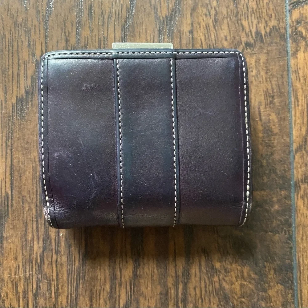 Vintage Coach Leather Small Wallet